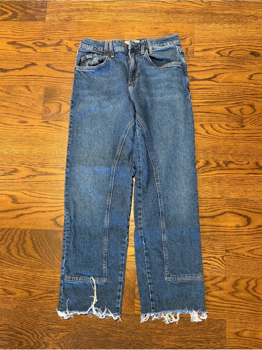 Free People Risk Taker Mid-Rise Straight